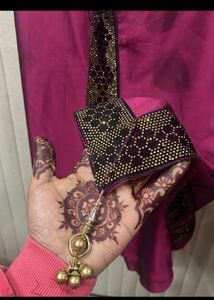 Elegant Magenta Saree