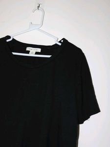 Black Cropped T-Shirt