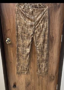 Brown Patterned Tunic Top