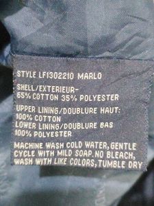 London fog Rare Men's Classic Navy Jacket