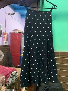 Classic Black &amp; White Polka Dot Dress