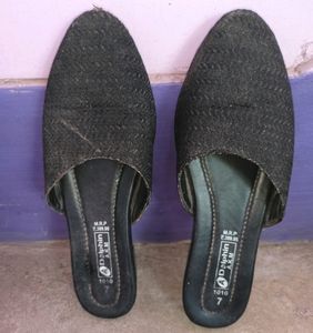 Black Dolphin AKM Mules - Size 7