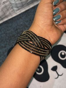 Boho Beaded Statement Cuff Bracelet