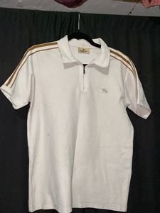 Men's Beige Polo Shirt