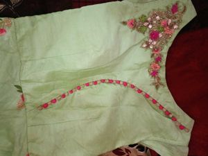 embroidery flared one piece ( ethnic gown) 😍