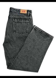 Vintage Wash Wide Leg Jeans