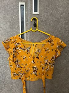 Yellow Crop Top