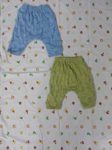 Pack Of 2 Baby Diaper fit Pants - Cute Whale & Din