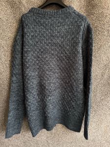 Stylish Grey Knit Sweater