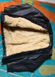 Black Faux Leather Jacket