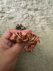 Set of 3 Satin Scrunchies