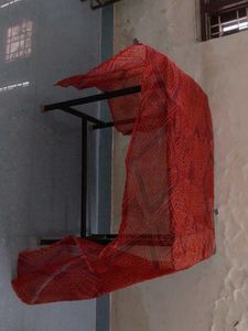 Vibrant Red Bandhani Dupatta