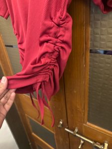 Red and Rust set of 2 tops from Thailand
