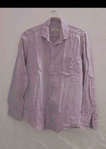 Men's Lavender Button-Down Shirt
