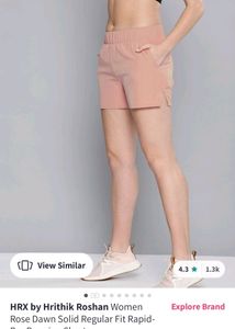 HRx Women Rose Rapid Dry Short New Size 30