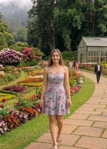 mini floral print drees 🥰