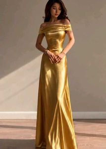 Yellow Corset Tube Maxi Dress