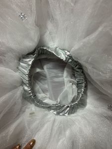 Sparkling White Tulle Skirt