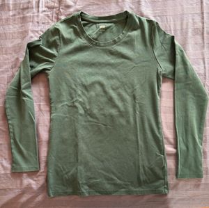 Green Cotton T shirt