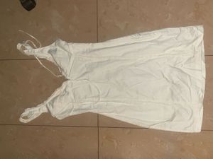 White Spaghetti Strap Dress