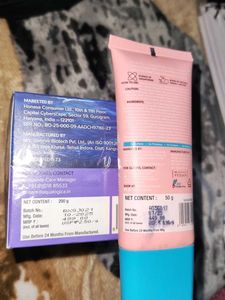 Moisturizer and sunscreen