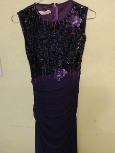 Elegant Sequin Embellished Gown