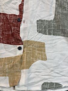 Abstract Print Short Sleeve Shirt