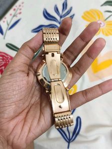 Elegant Rose Gold Watch