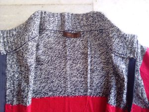 Colourblock MEN'S Sweater With Zipper