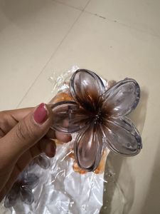 Set of 10 Flower Hair Clips
