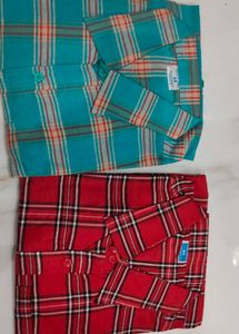 Plaid Casual Shirts - 2 Pack