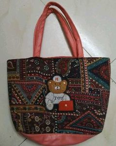 Cute Teddy Bear Tote Bag