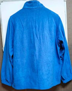 Vibrant Blue Fleece Jacket