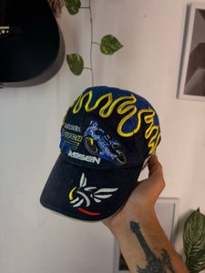 Vintage Motorcycle Racing Cap