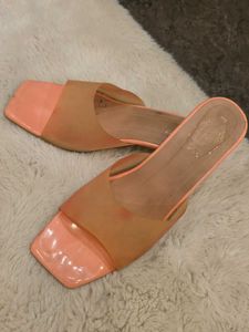 Chic Block Heel Slides
