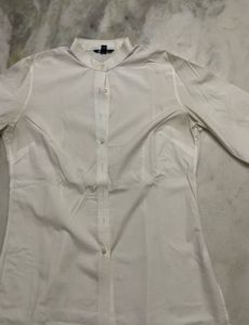 Classic White Button-Down Shirt