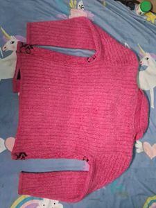 Cozy Pink Cardigan