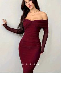 Savana Off shoulder bodycon dress