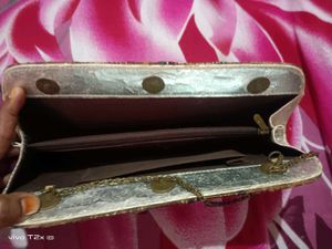 Embroidered Clutch Bag