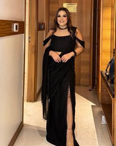 WabiSabi couture designer slit blouse&saree