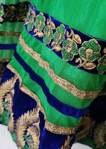 Elegant Green Embroidered Anarkali Gown