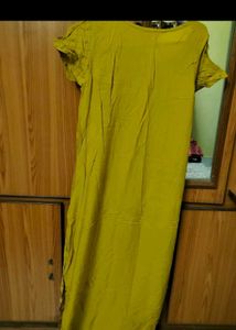Elegant Mustard Kurta