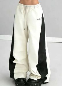 Color-Blocked Mid-Rise Pants