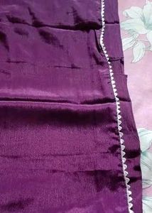Designer Purple Sequined Saree