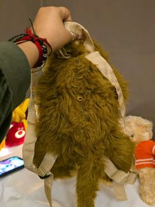 Vintage Plush Gorilla backpack