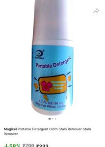 portable detergent clothes stain remover roll on