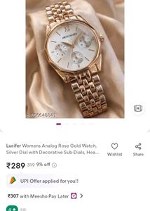 Elegant Gold Tone Watch