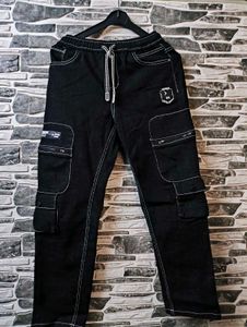 Stylish Black Cargo Pants