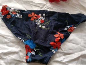 Floral Print Navy Briefs