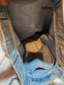 Guess patchwork denimTote Bag